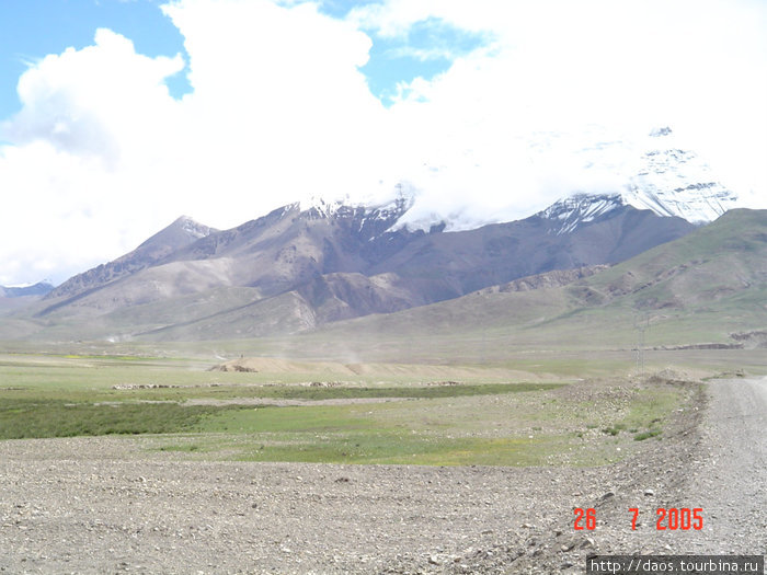 Священное озеро Ямдрок и перевалы над ним Тибет, Китай