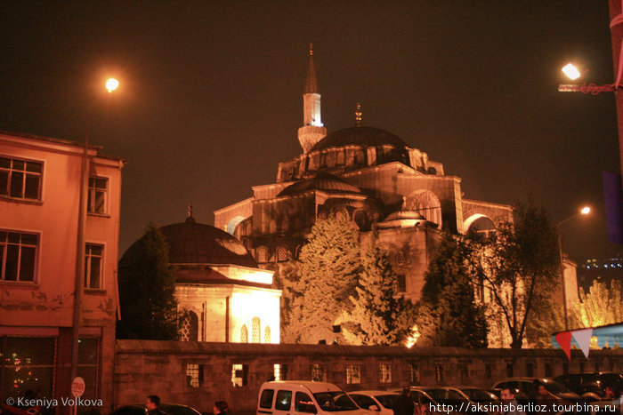 Галата - вечерняя и ночная Стамбул, Турция