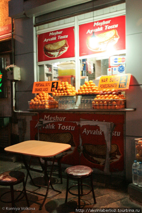 Галата - вечерняя и ночная Стамбул, Турция