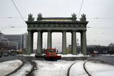 Триумфальная арка на Московском проспекте.