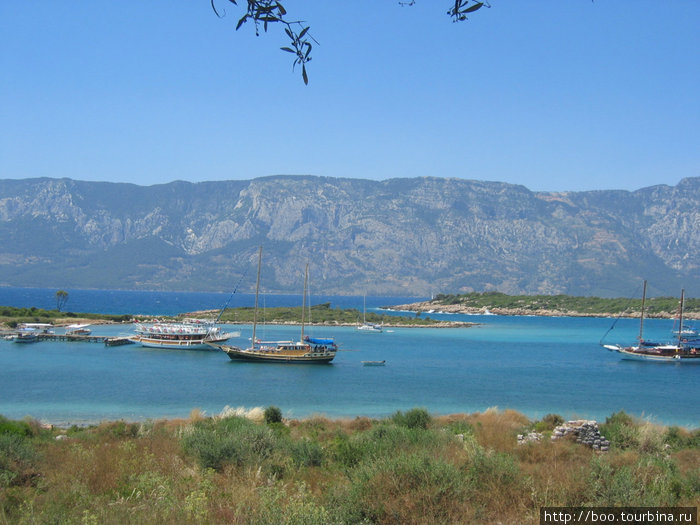 островки эгейского моря Мармарис, Турция