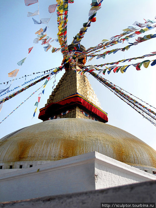Непал. Катманду. Боднатх. Катманду, Непал