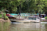 Каркас деревянной лодки