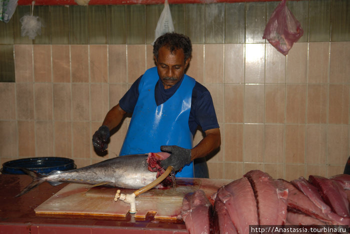 Банановый и рыбный рынки Мале, Мальдивские острова