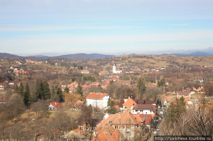 Вид из окошка замка Брашов, Румыния