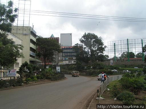 Грустный пейзаж Найроби, Кения