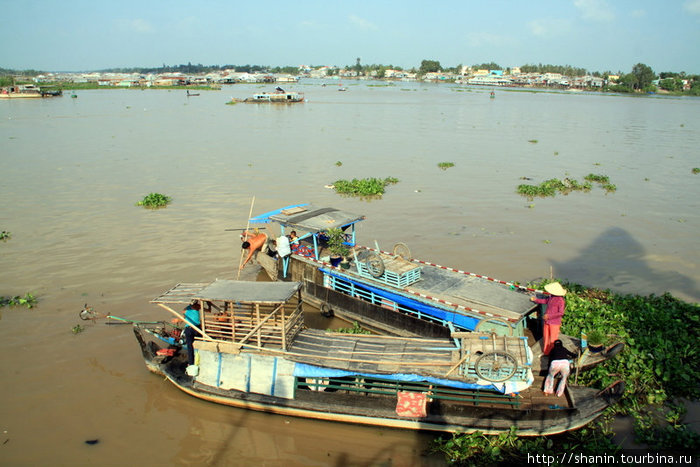 Лодки на Меконге Тяудок, Вьетнам