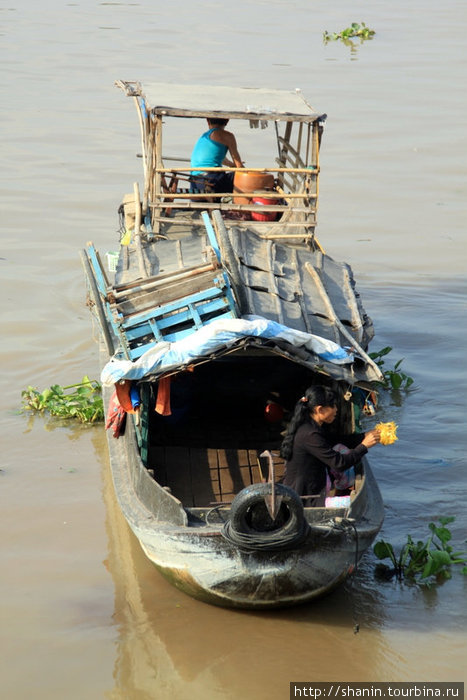 Лодка на Меконге Тяудок, Вьетнам