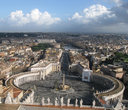 Вид на Рим с верхней смотровой площадки собора