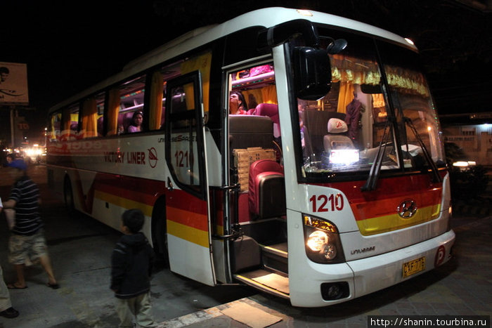 Ночной автобус Сагада, Филиппины