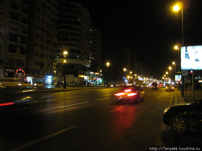 Александрия ночью Александрия, Египет