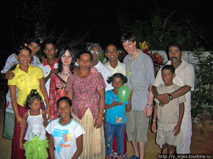 Очень много гостей Шри-Ланка