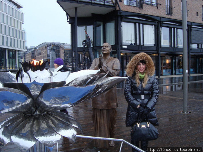 Осло. Скульптуры Аккер Брюгге Осло, Норвегия