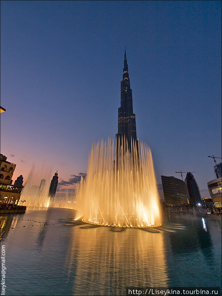 Самое высокое здание в мире — Burj Khalifa Дубай, ОАЭ