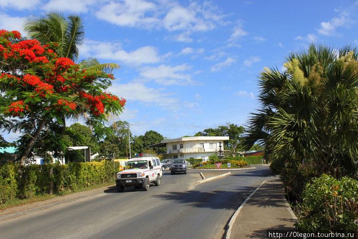 Дорога столицы Порт-Вила, Вануату