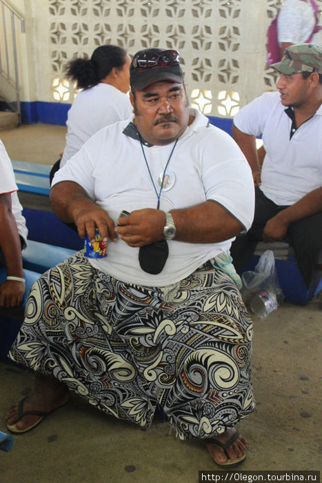Часто видно на Самоа людей тучных Самоа