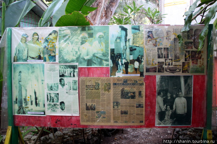 Фотографии и газетные публикации о Николае Мишутушкине и его родителях Порт-Вила, Вануату
