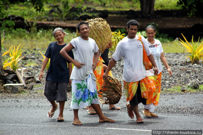 Прохожие Остров Савайи, Самоа