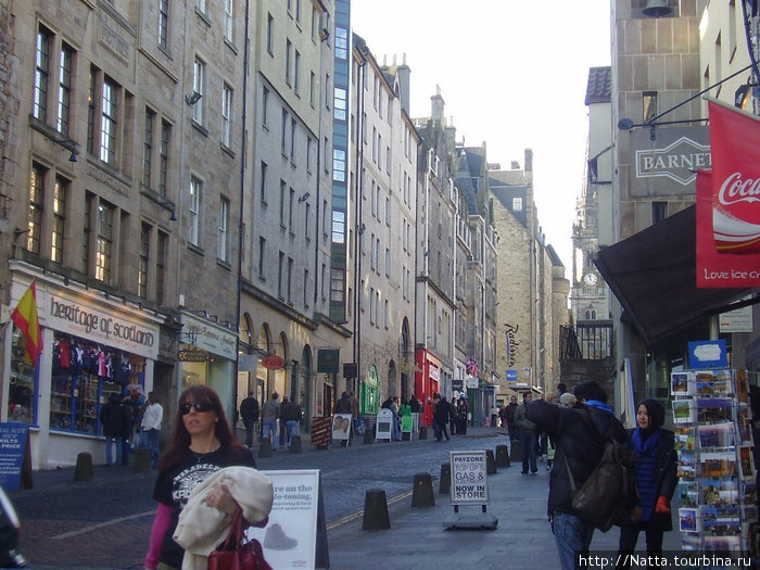 Древняя столица Шотландии Эдинбург, Великобритания