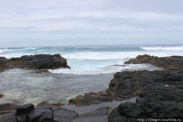 Океан, бескрайняя водная даль... Остров Уполу, Самоа