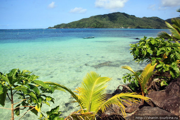 Самый лучший пляж Самоа Остров Уполу, Самоа