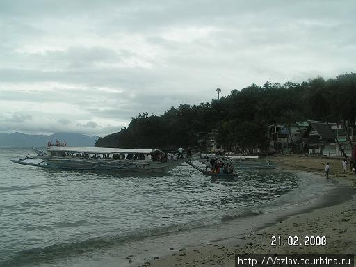 Прибытие новичков Сабанг, остров Миндоро, Филиппины