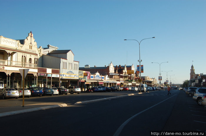 Прогулка по городу Калгурли, Австралия