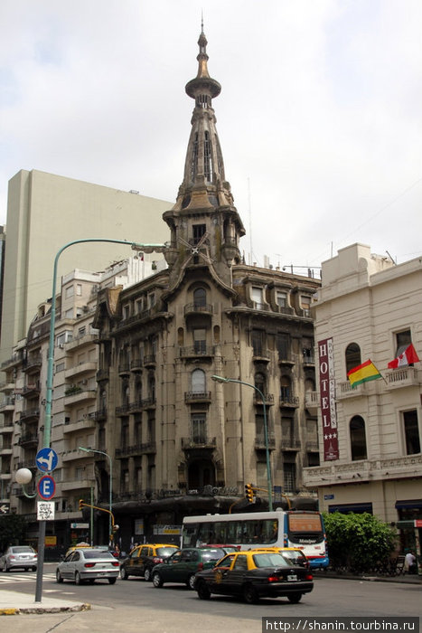 Прогулка по центру города Буэнос-Айрес, Аргентина