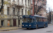 Вильнюсский синий троллейбус