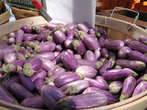 Мини баклажаны синие ( small purple eggplant )