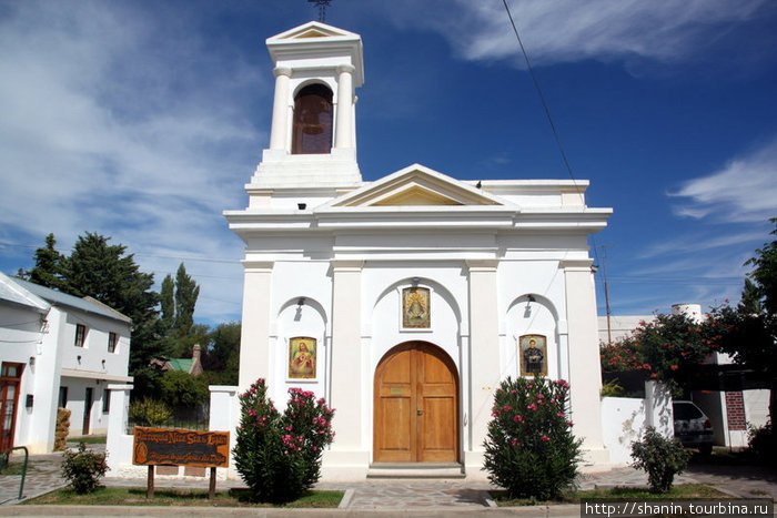 Церковь в центре города Гайман, Аргентина