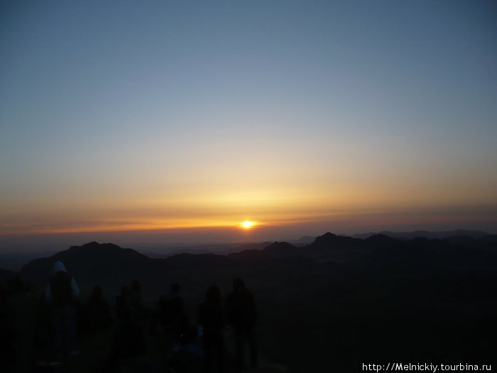 Рассвет на горе Синай (гора Моисея)