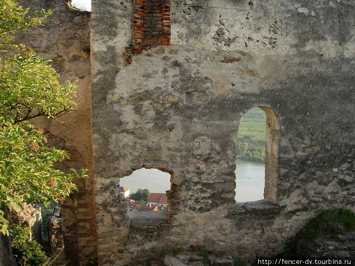 Развалины замка Кюнрингербург Дюрнштайн, Австрия