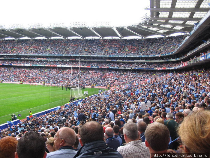 Даже на рядовых матчах 90-тысячная арена всегда битком Дублин, Ирландия