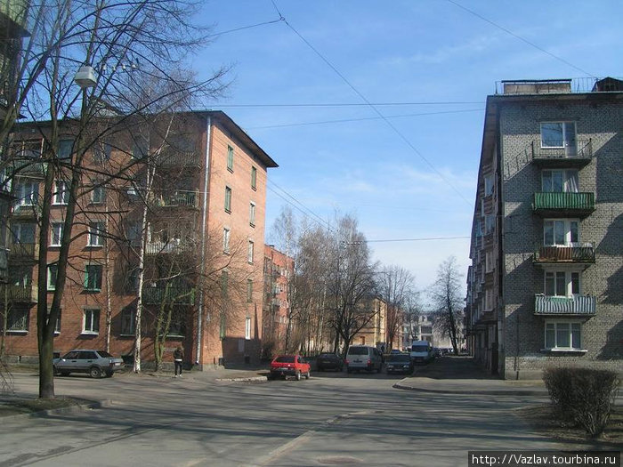 Одна из улиц Кронштадт, Россия