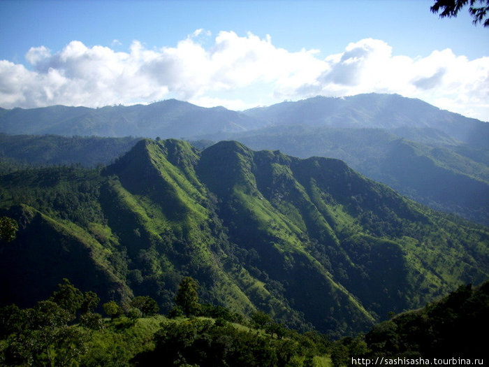 Самай высокая вершина — это Малый Пик Адама, но туду мы пойдем завтра. Элла, Шри-Ланка