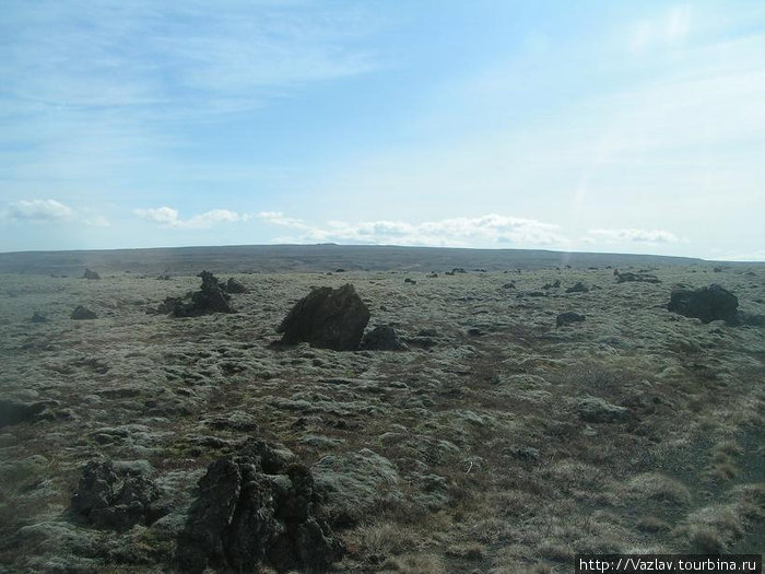 Каменный пейзаж Южная Исландия, Исландия