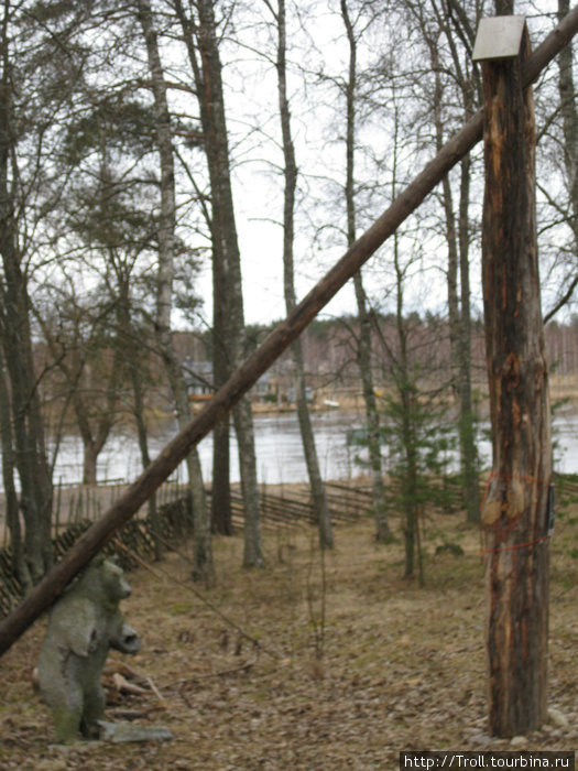 Колодец с медведем Иматра, Финляндия