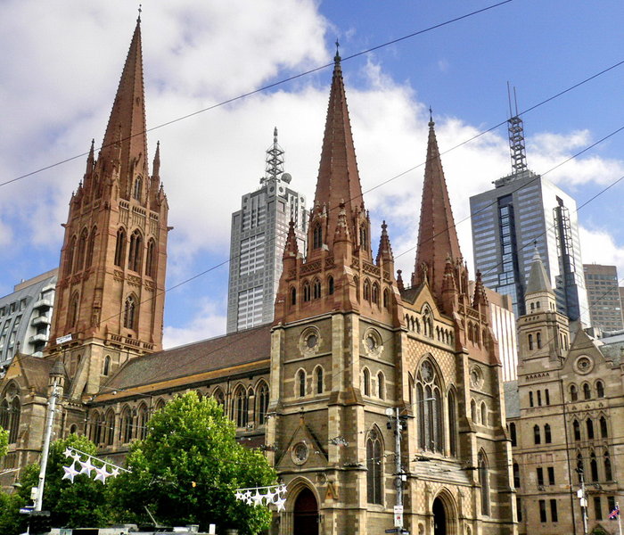 Собор Святого Павла — главный англиканский собор Мельбурна. Находится в самом центре города, образуя архитектурную ось центральной части Мельбурна. Мельбурн, Австралия