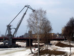 Строительство моста через Которосль