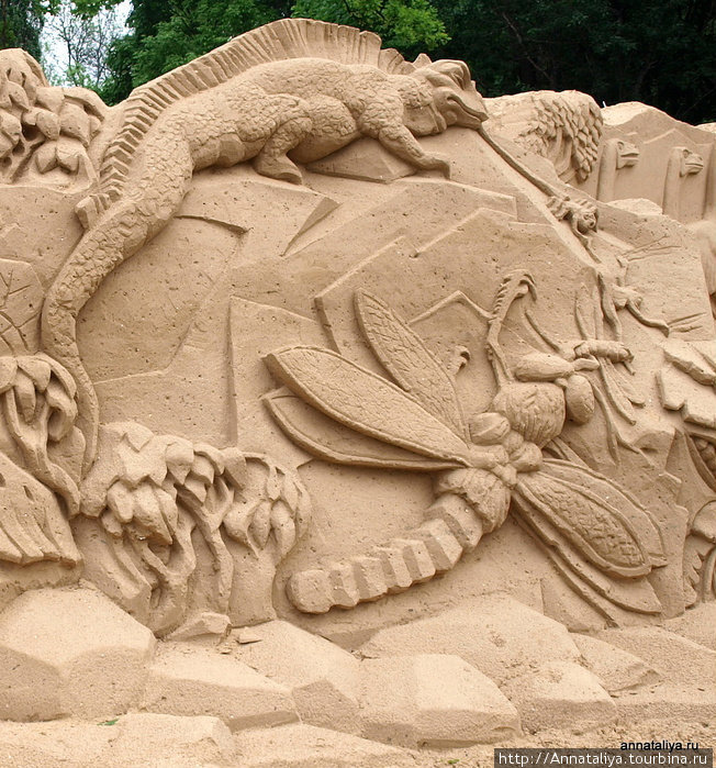 Песчаные скульптуры. Часть 1. 
