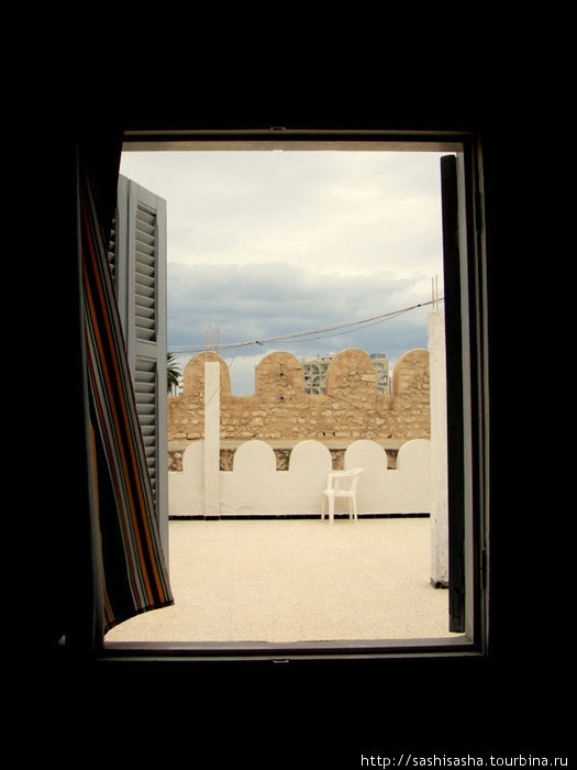Вид из нашего окна Сусс, Тунис
