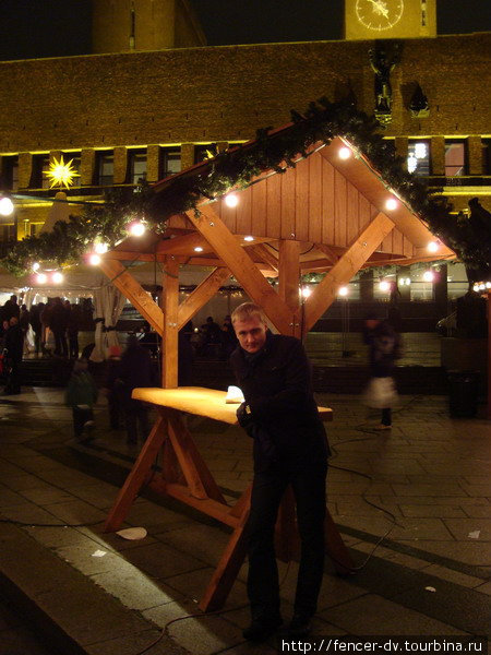 Рождественская ярмарка норвежской столицы Осло, Норвегия