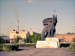 Памятник сталевару