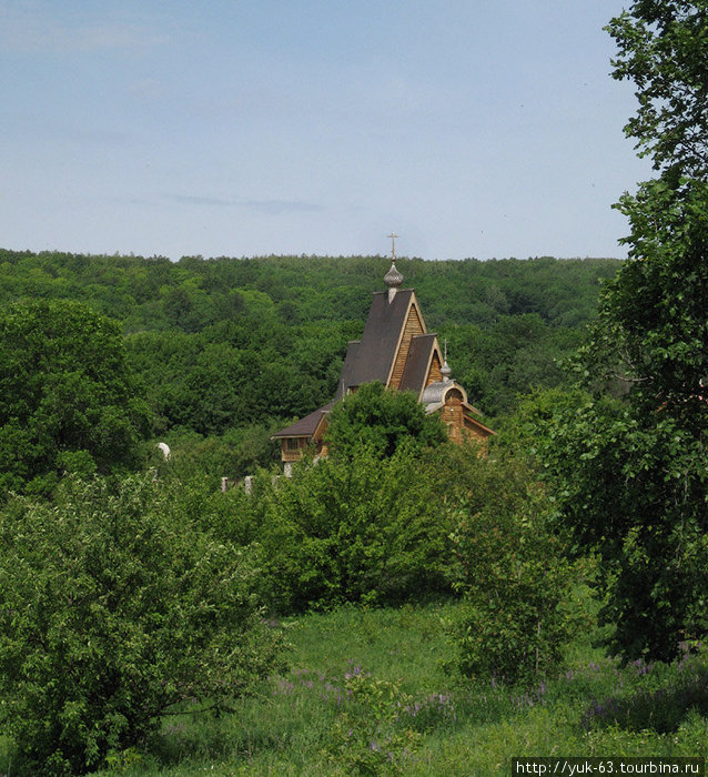 Село Подгоры, Заволжский мужской монастырь. Самарская область, Россия