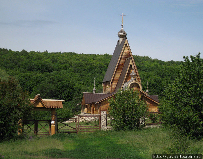 Село Подгоры, Заволжский мужской монастырь. Самарская область, Россия
