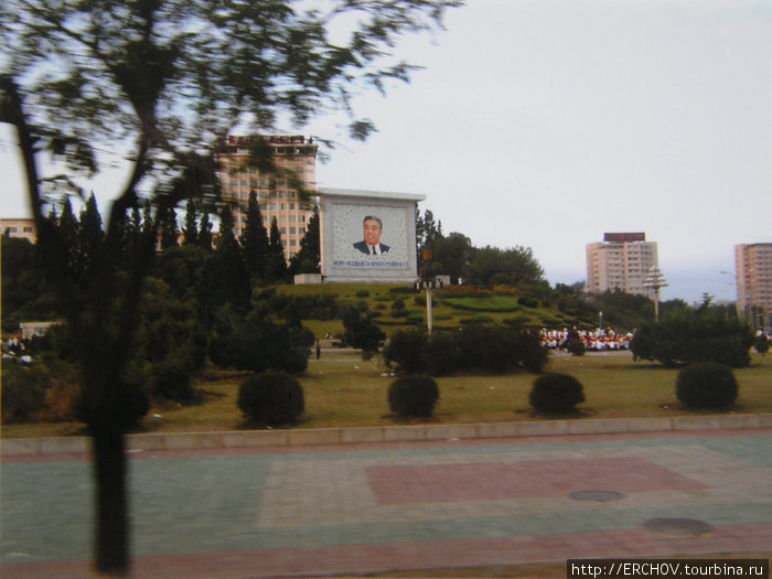 Улица города Пхеньян, КНДР