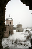 Вид из Ивангородской крепости.