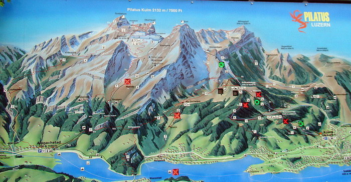 Гора, где живет Понтий Пилат Кантон Люцерн, Швейцария