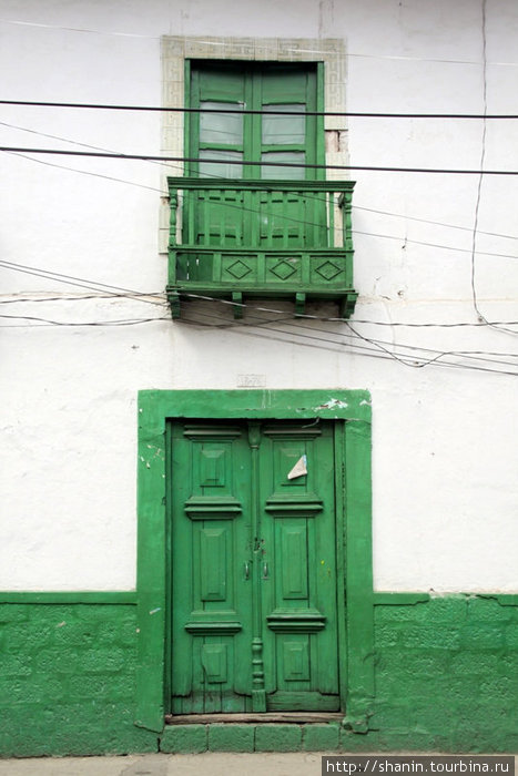 Дверь и балкон Провинция Имбабура, Эквадор